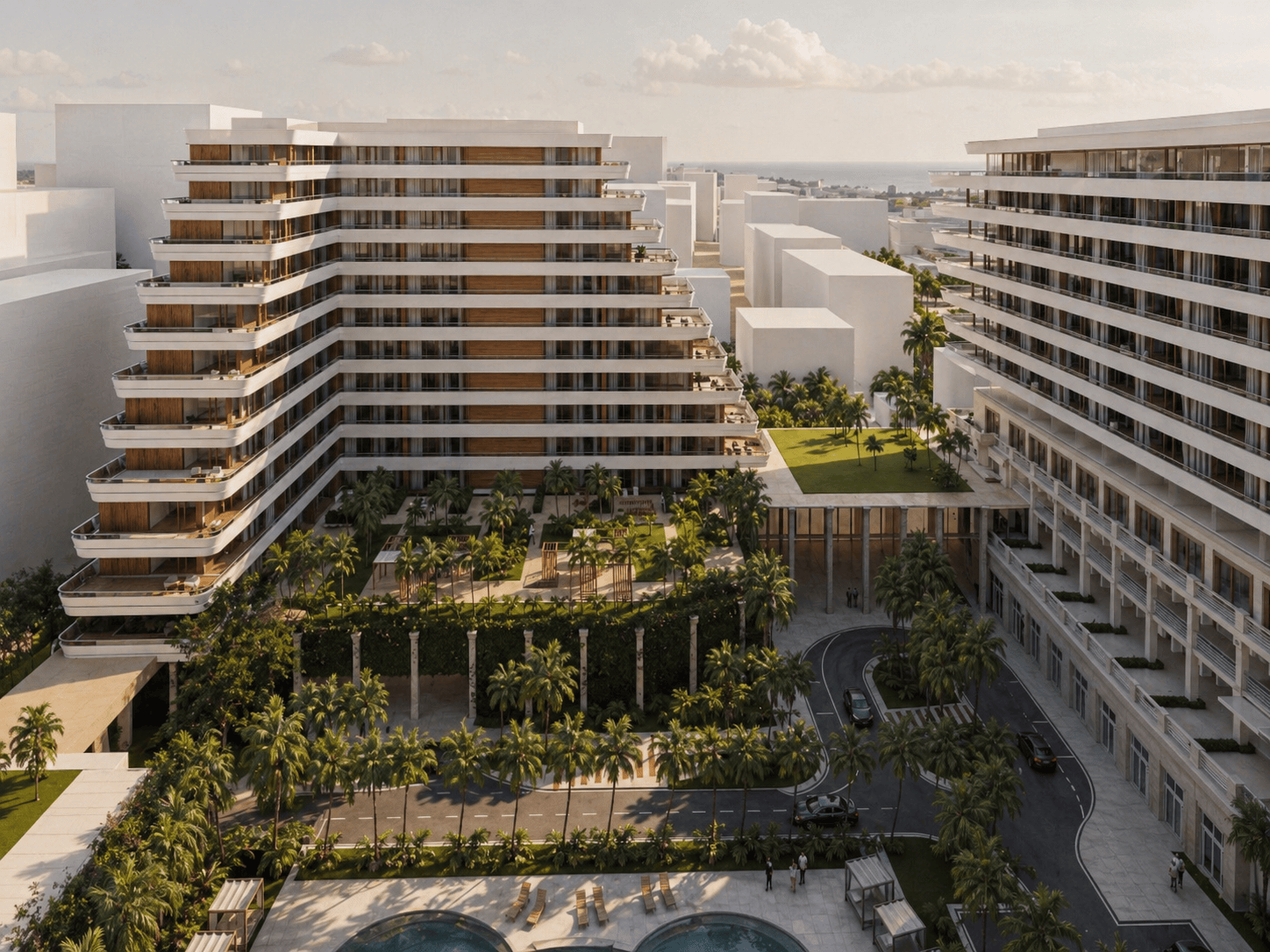 Adriatik Residences back facade