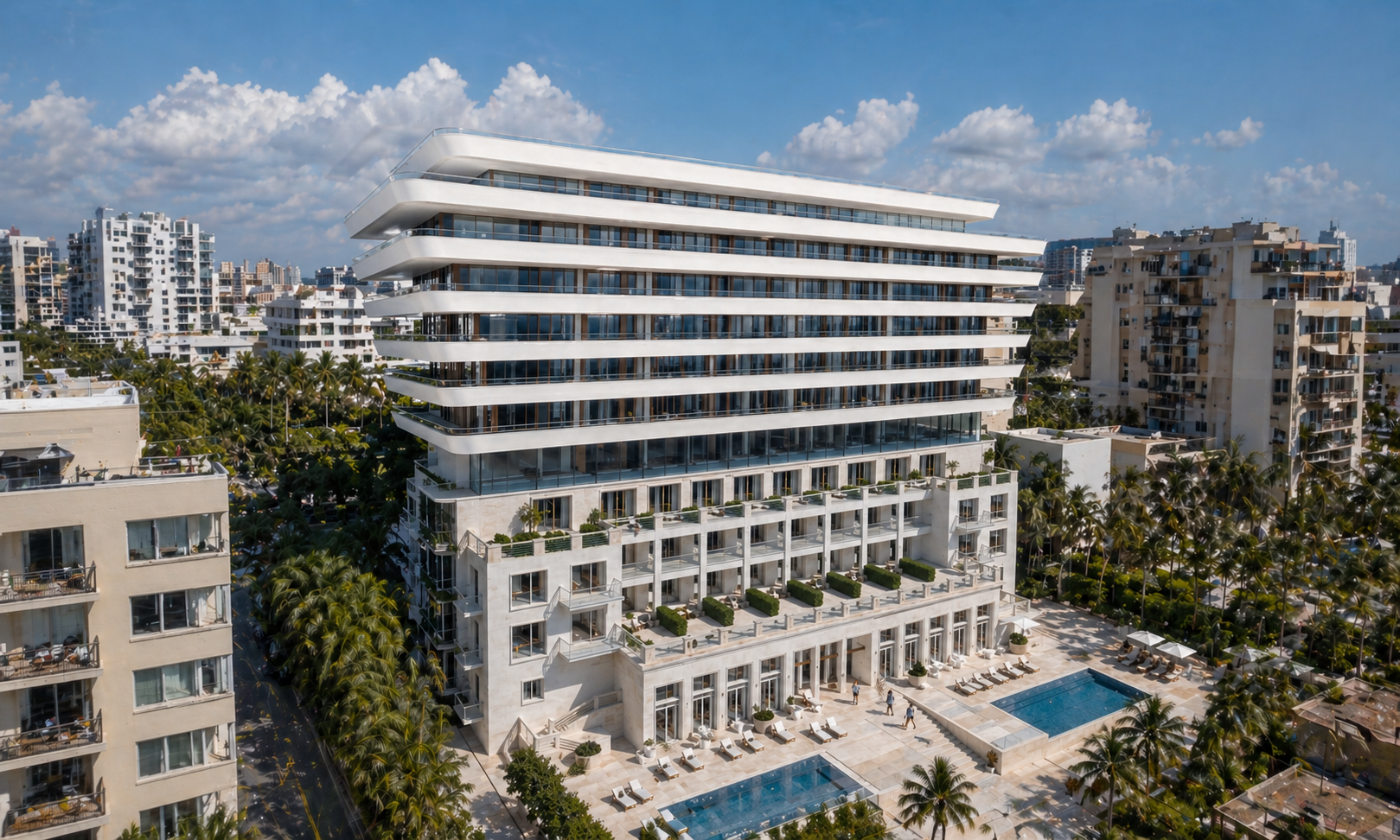 Adriatik Residences facade render